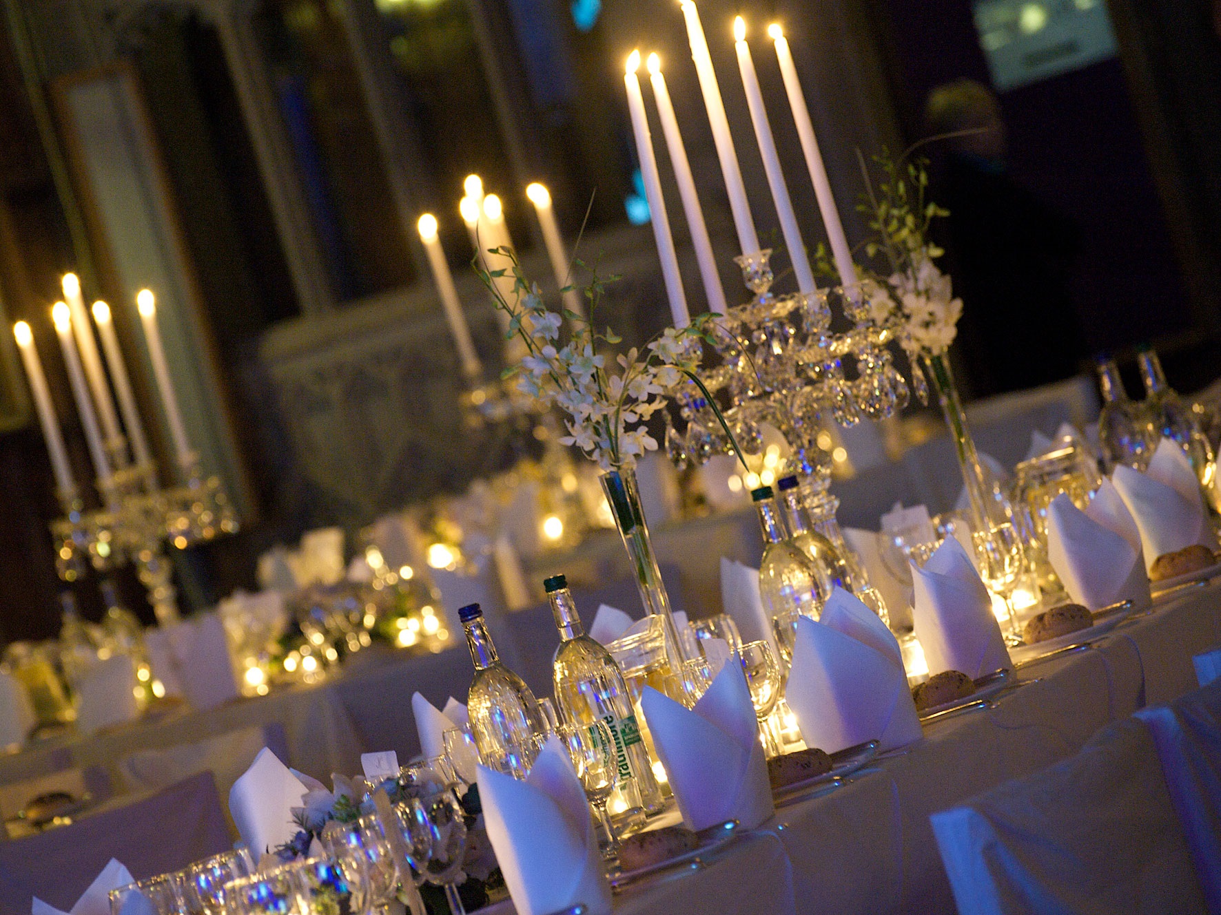 Candles in Hall