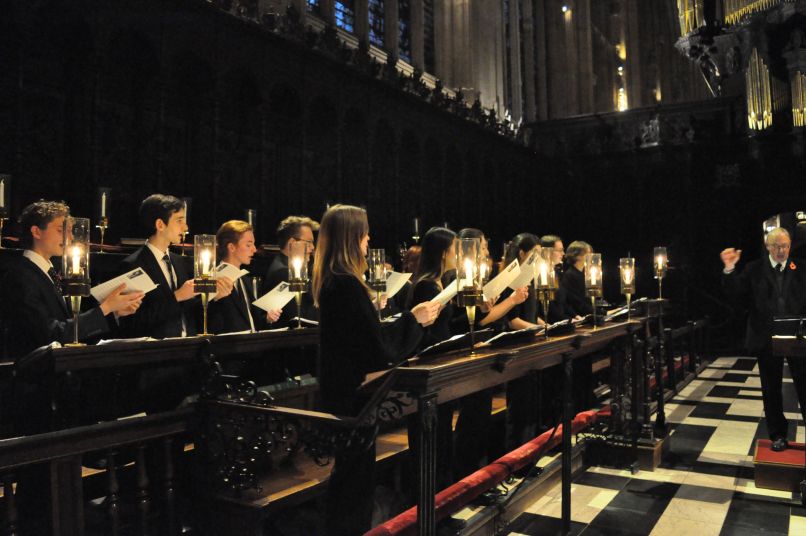 King's Voices performing in Chapel
