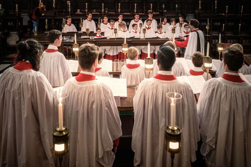 Choir seen from behind by Martin Bond