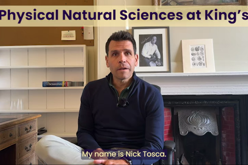 Prof. Nick Tosca discussing Physical Natural Sciences
