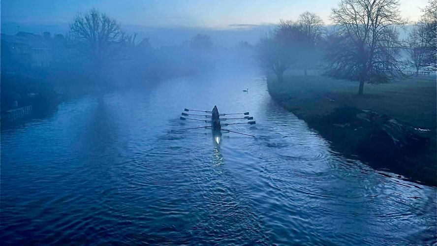 KCBC Crew Rowing on the Cam