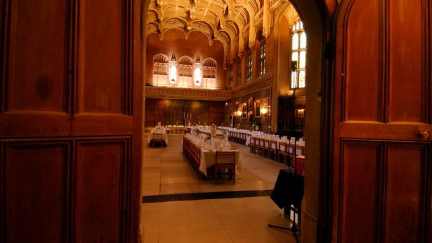 Hall through doors