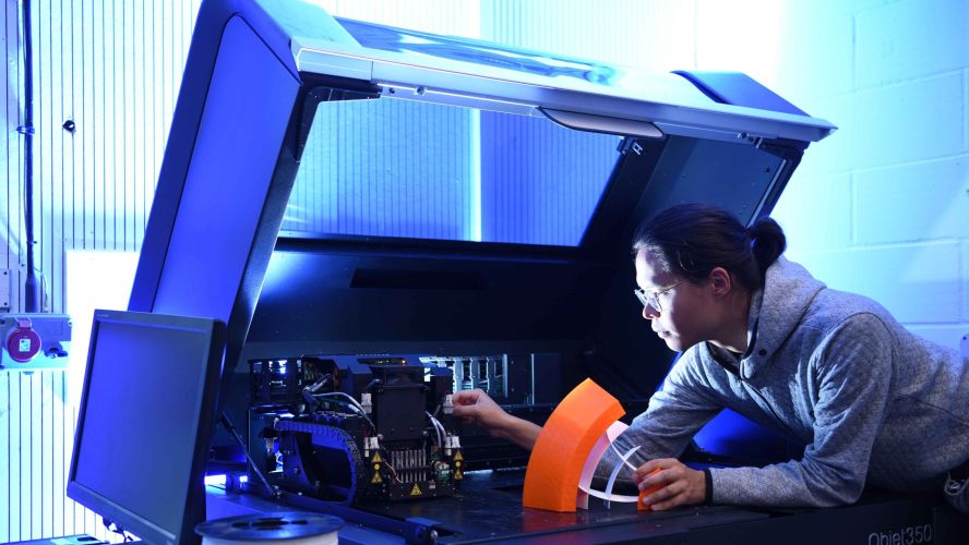 Student at the Whittle Laboratory