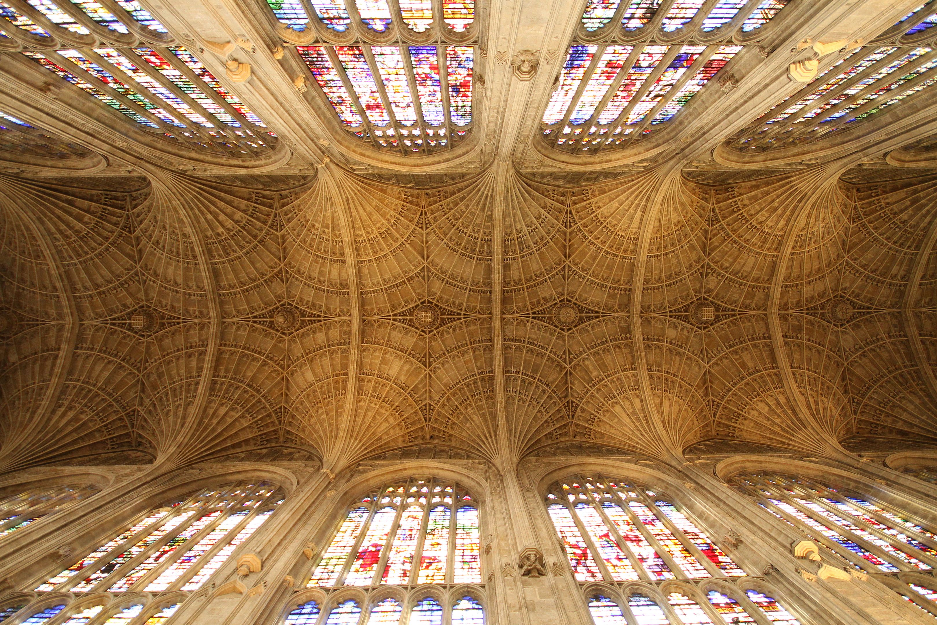 The completed Chapel vault. Photograph: Mike Dixon © 2011 King’s College, Cambridge [CMR/250, IMG_5475]