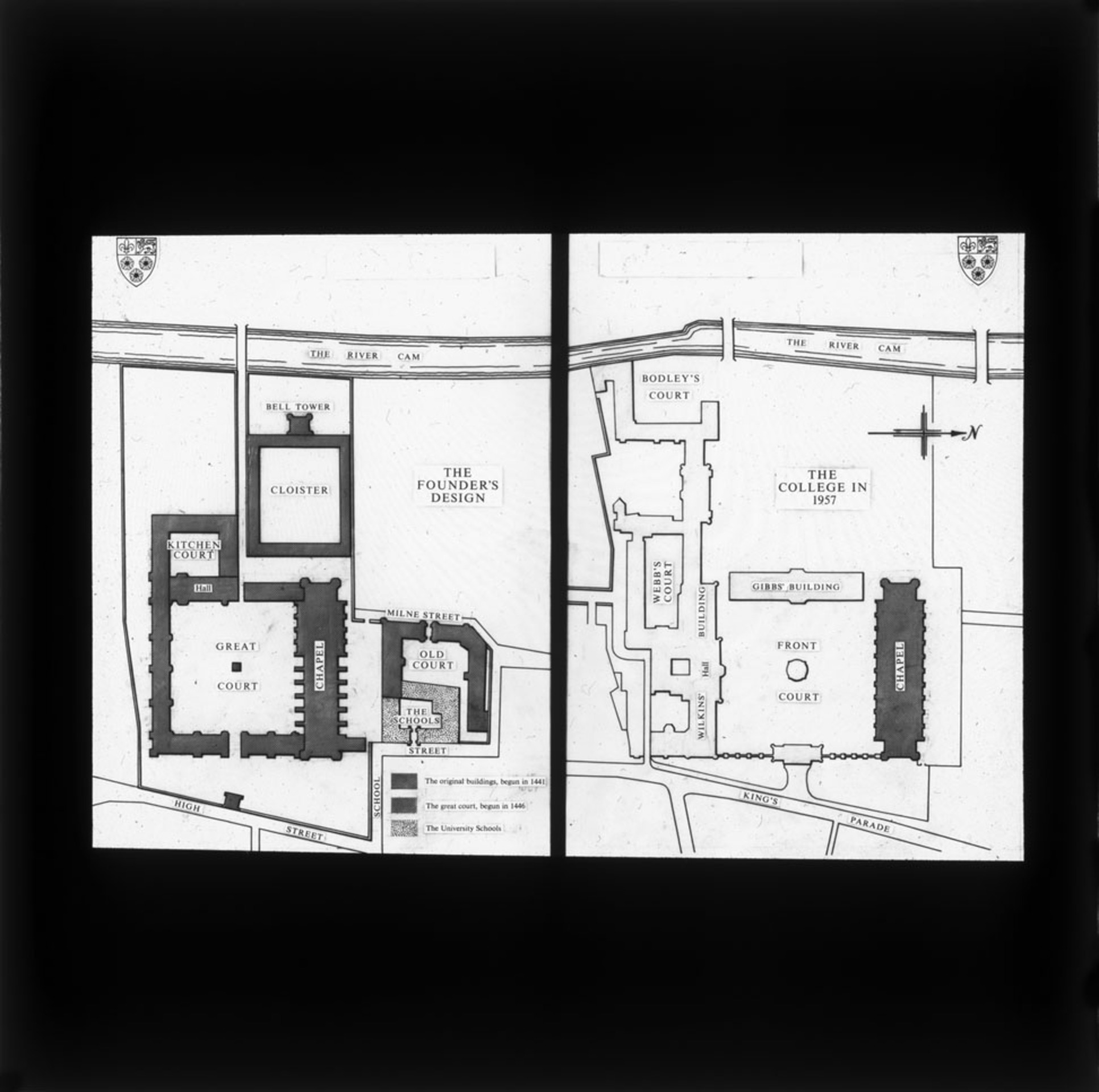 Drawing of King's design