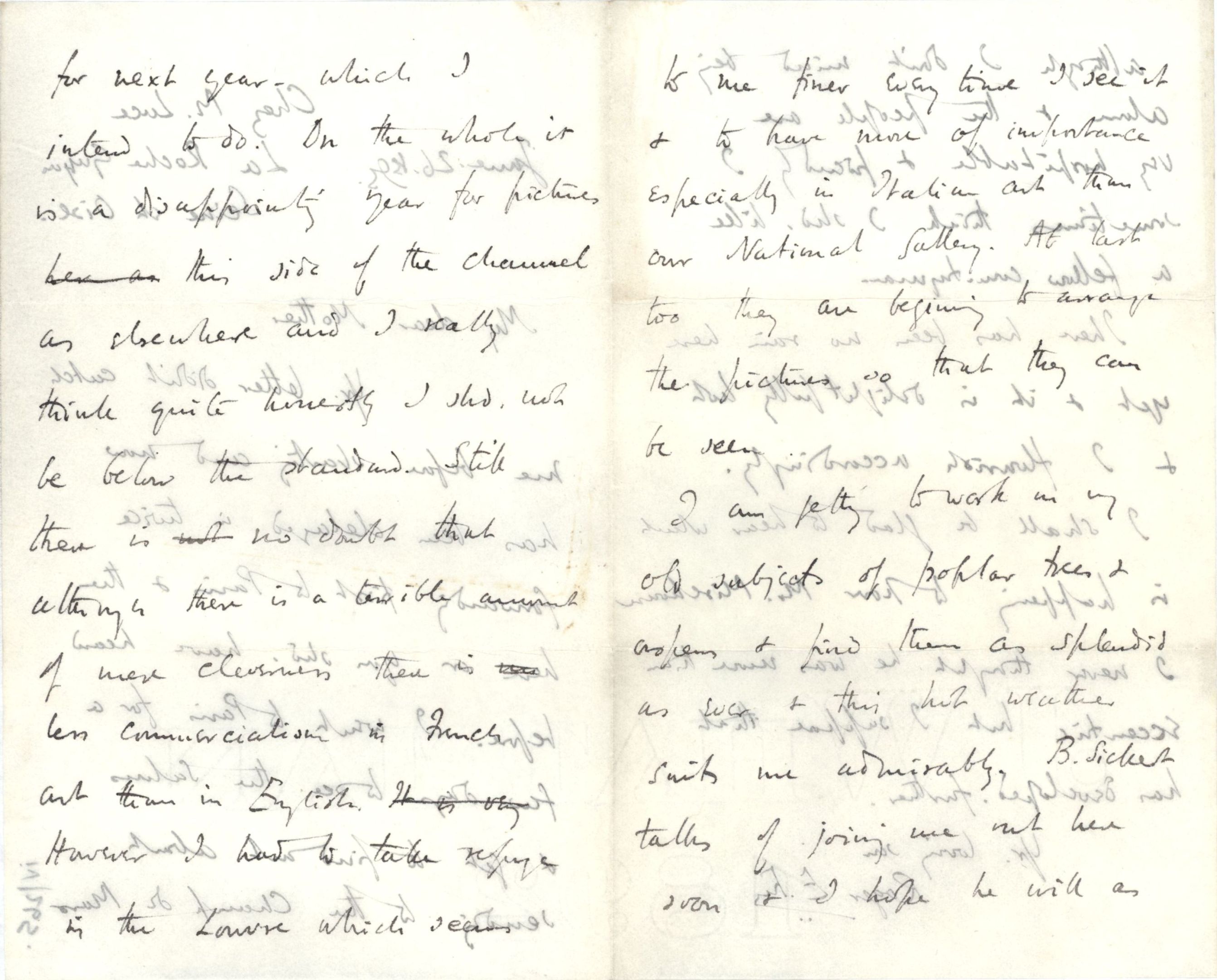 Letter from Roger Fry to his mother, 26 June 1895. [REF/3/29]