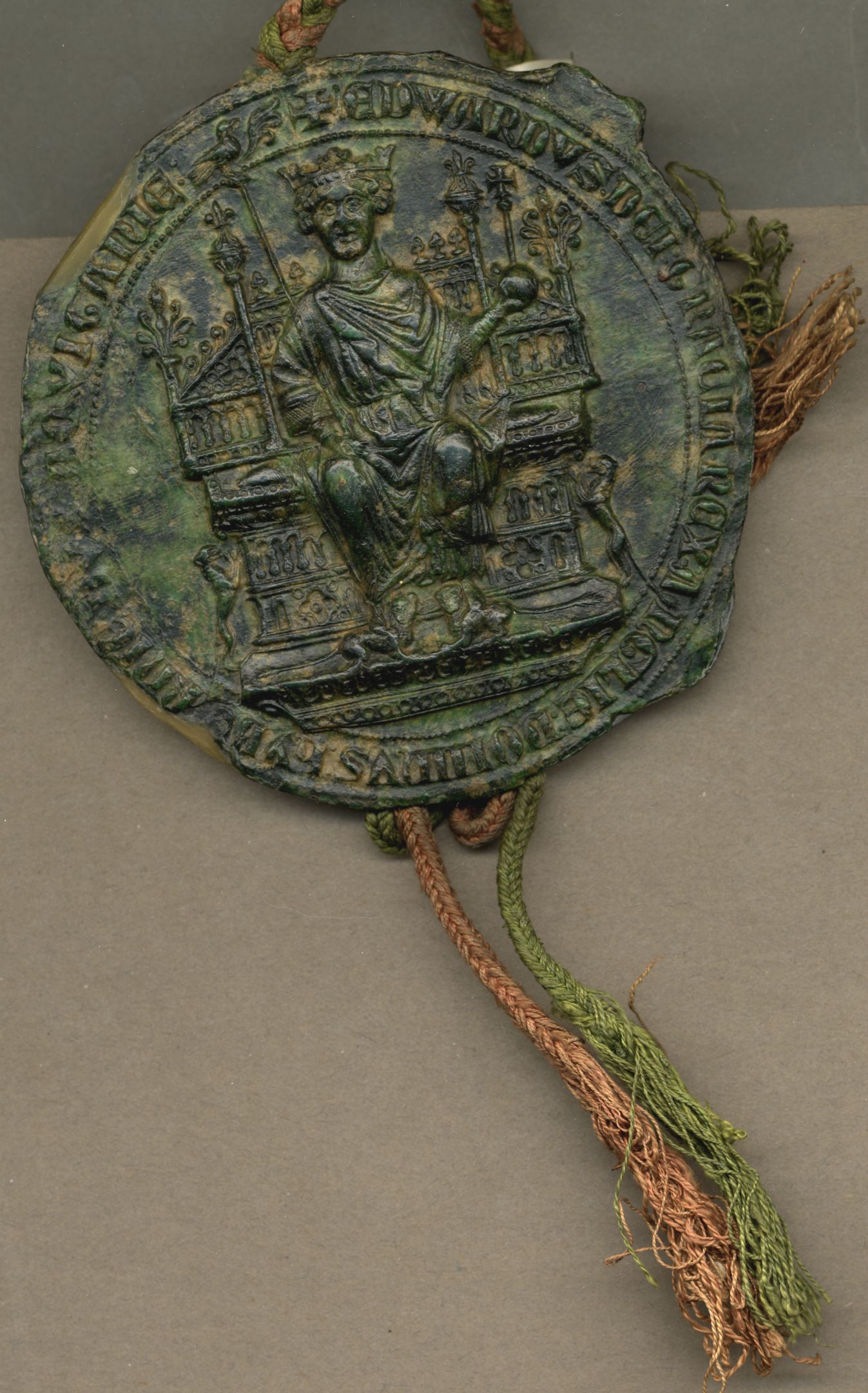 Seal on Letters Patent of Edward I, 1305 (GBR/57)