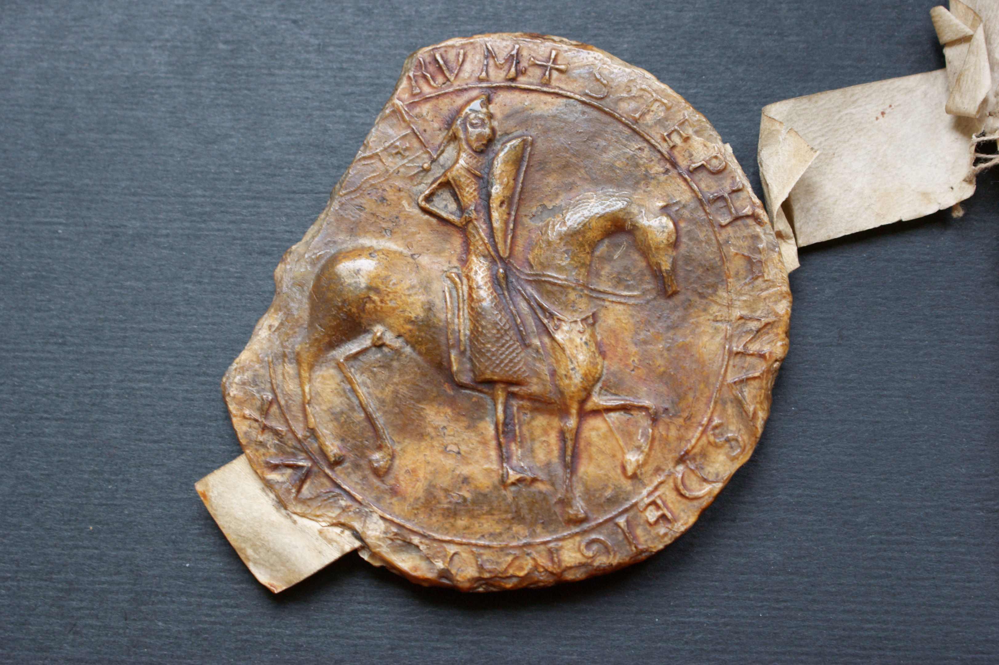 Reverse of King Stephen's seal