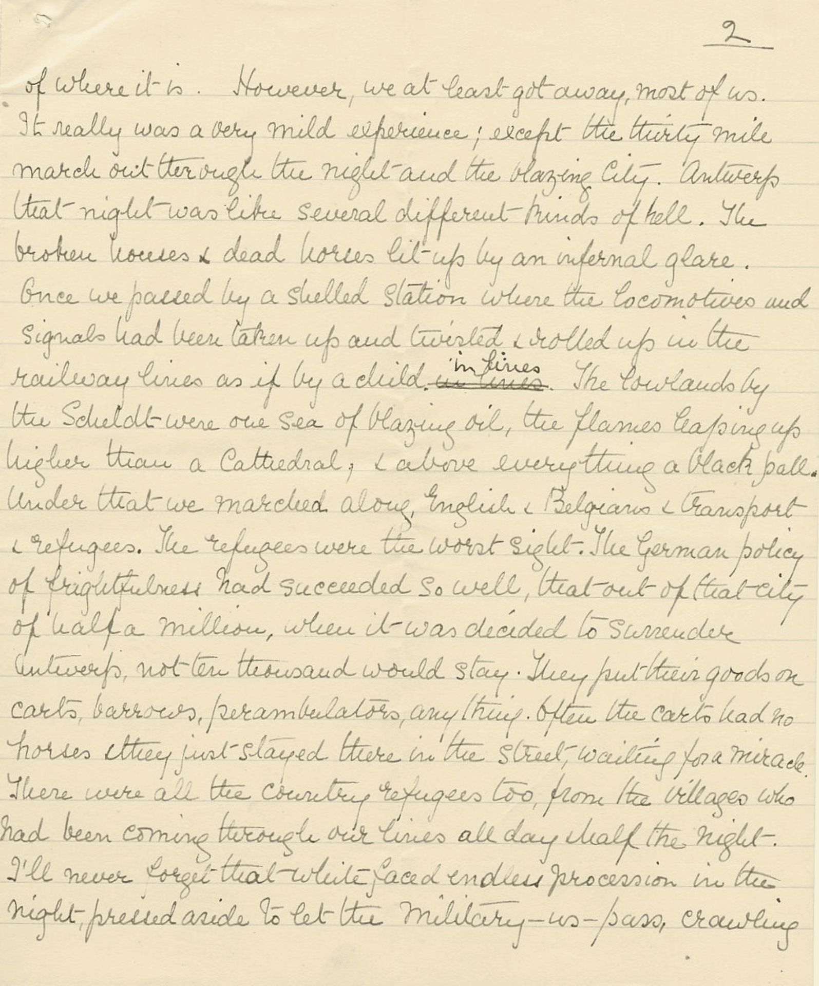 old letter transcript