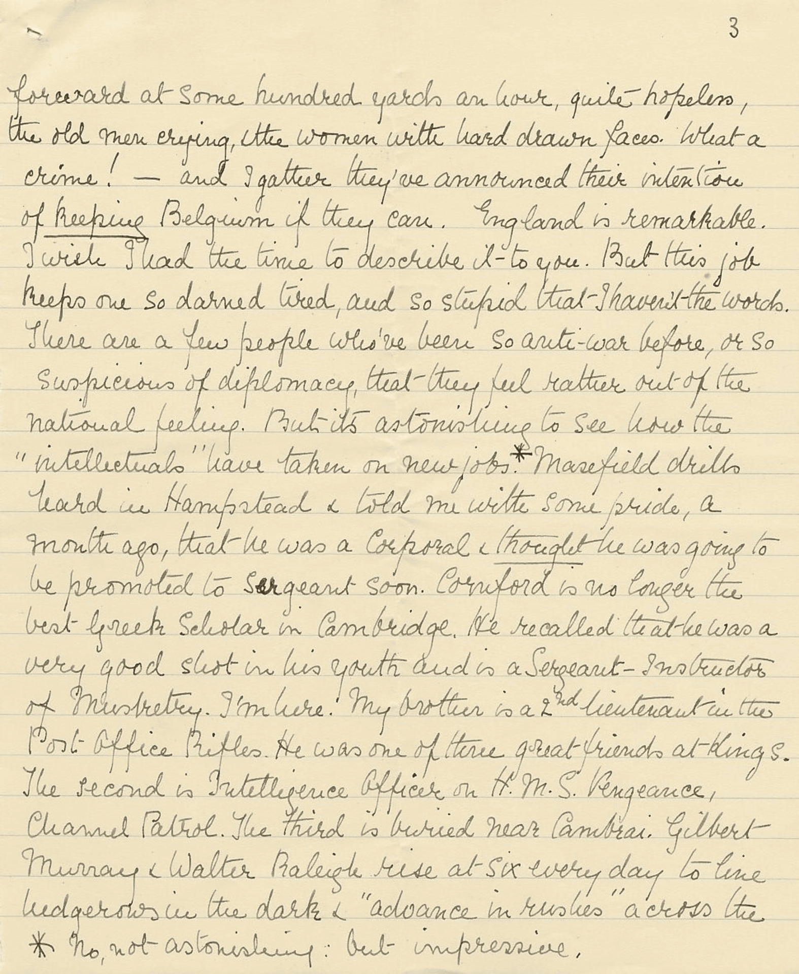 old letter transcript