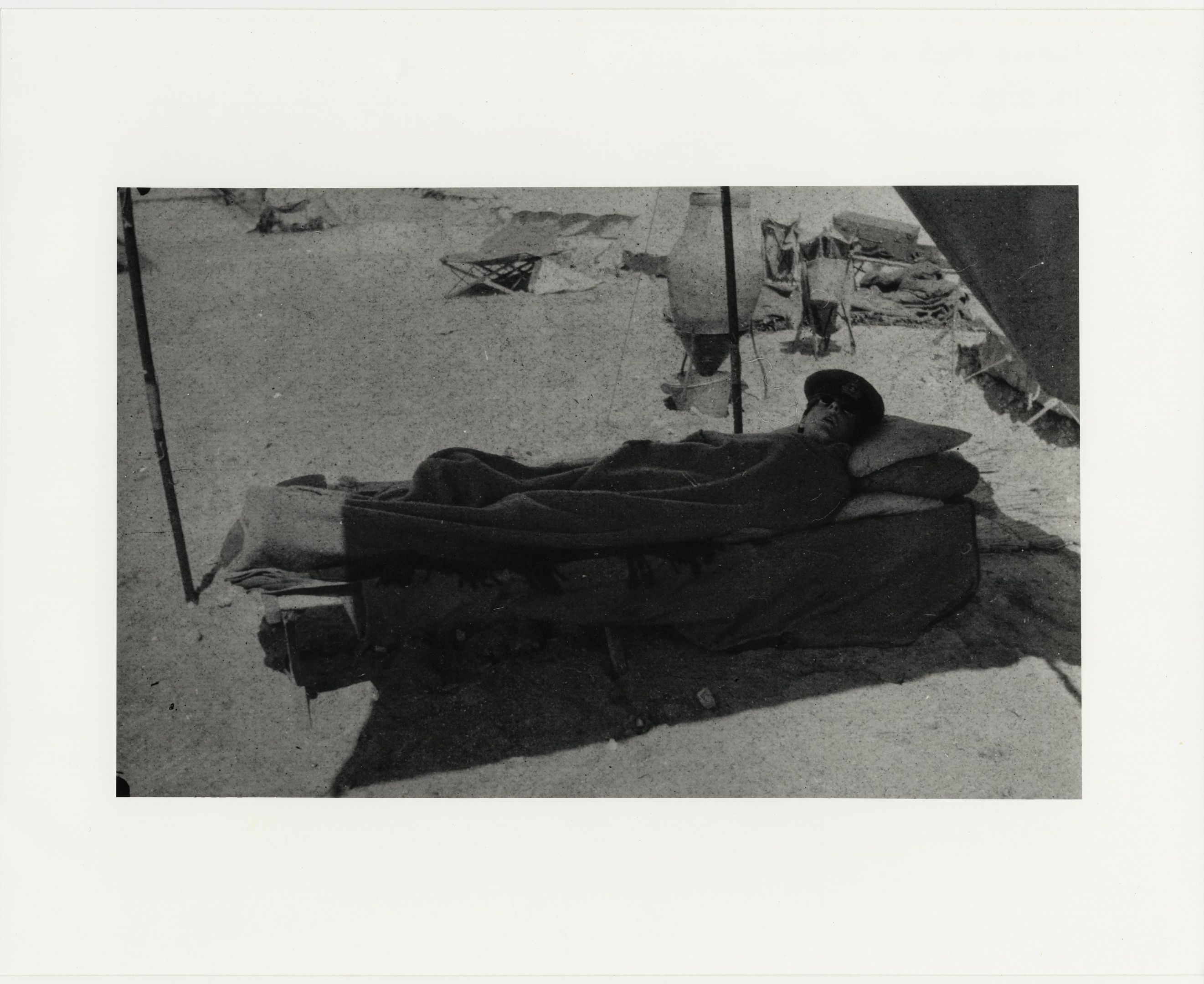 photo of man sleeping