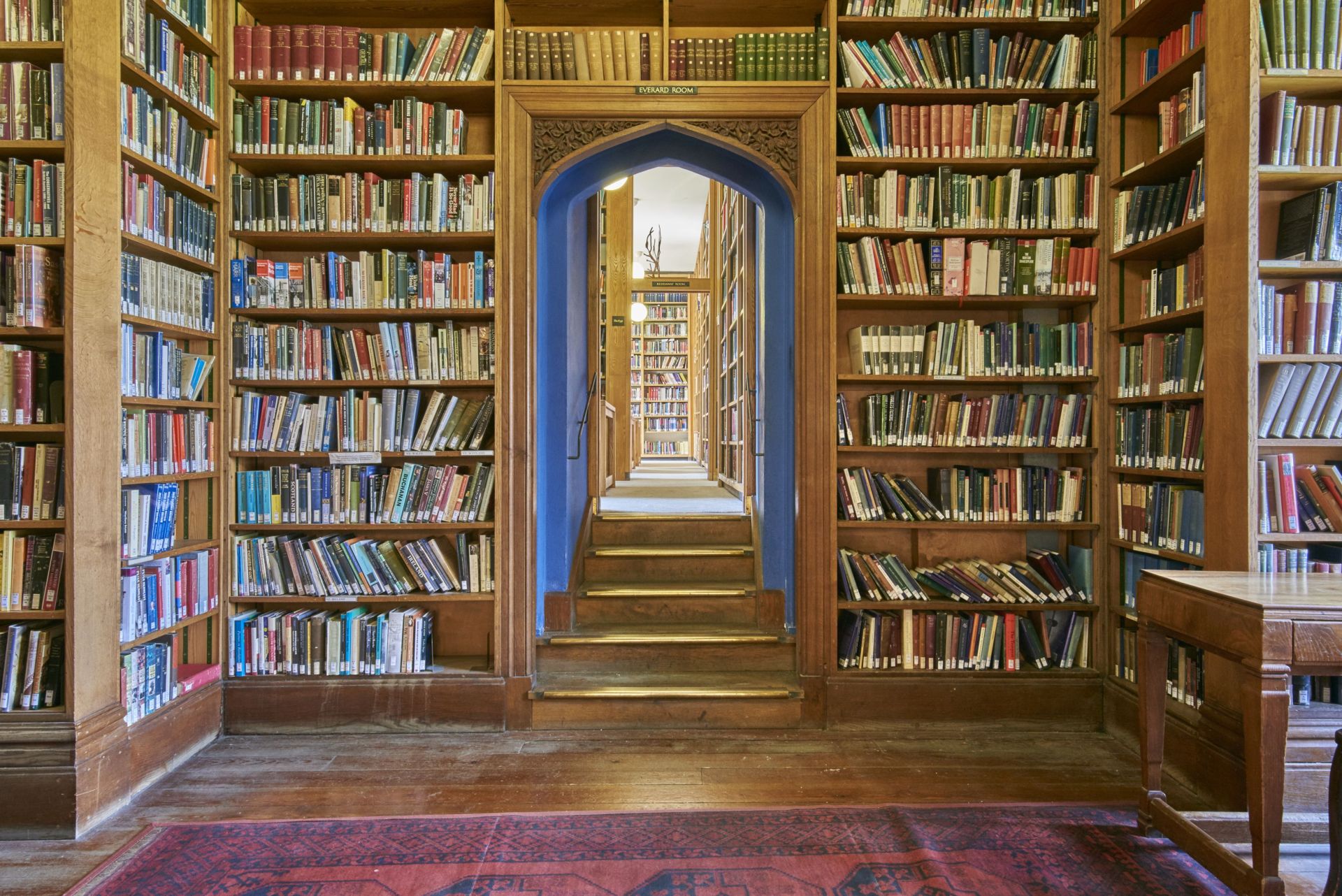 An archway in King's library