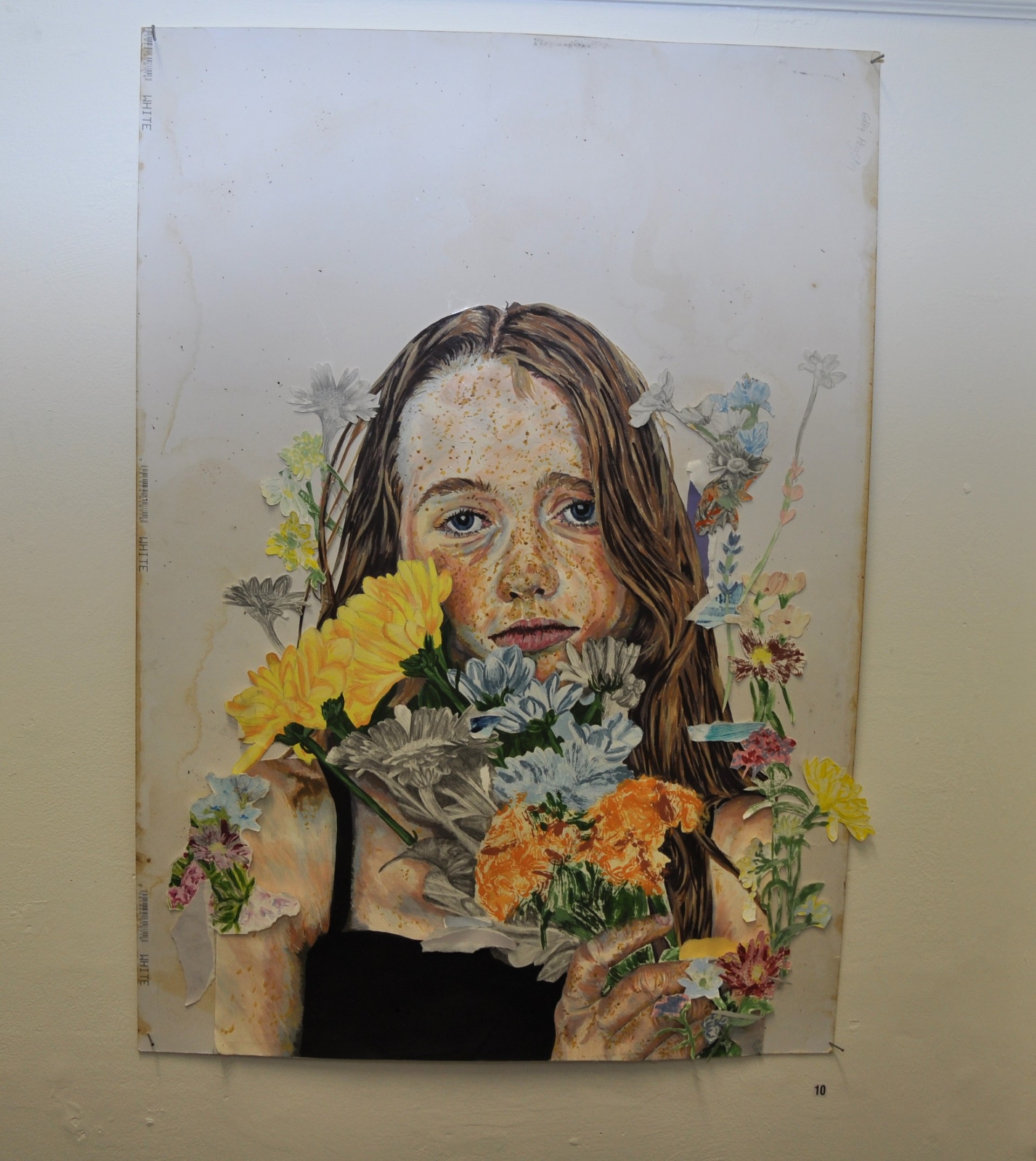 Rylands painting with flowers