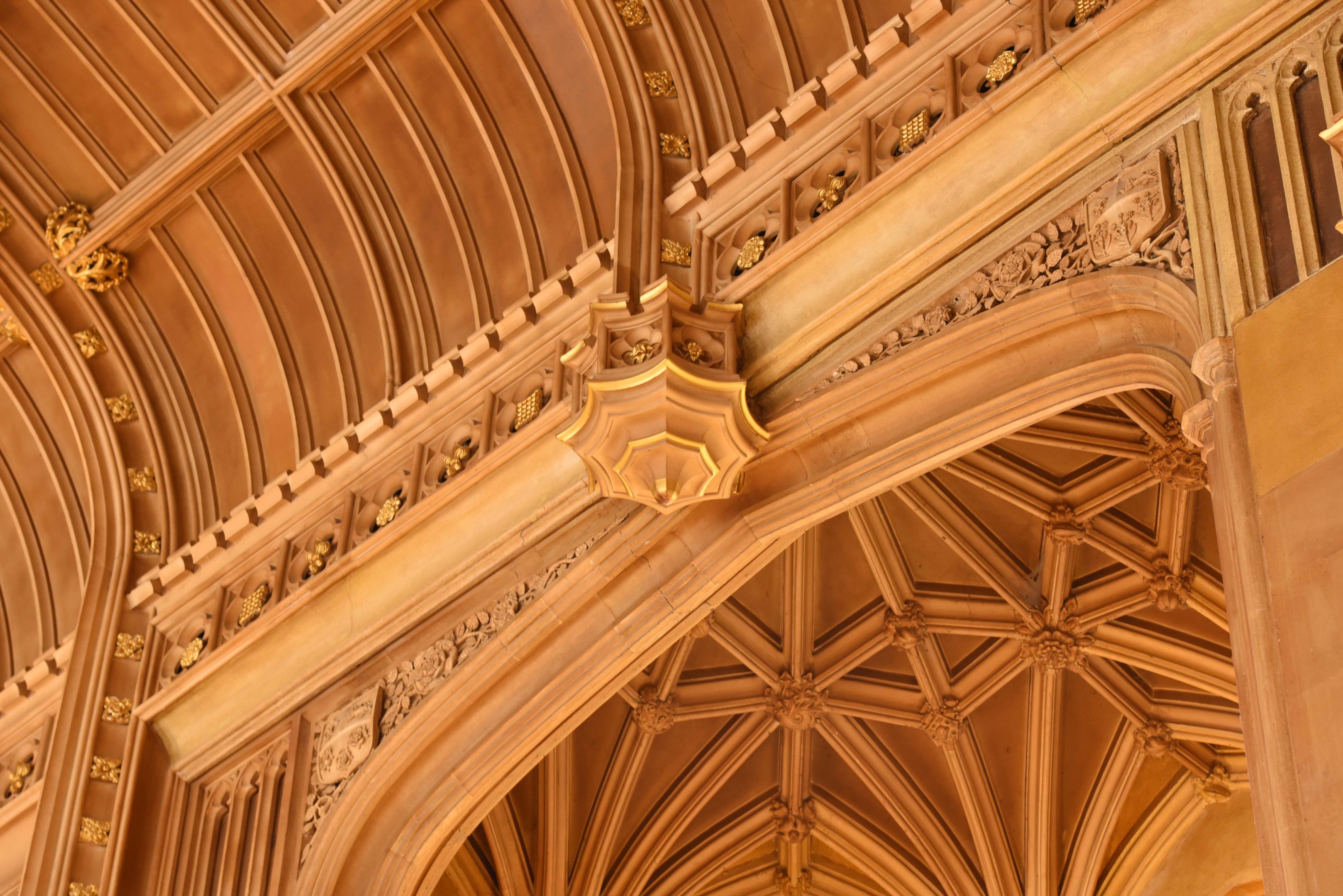 The ceiling of King's hall